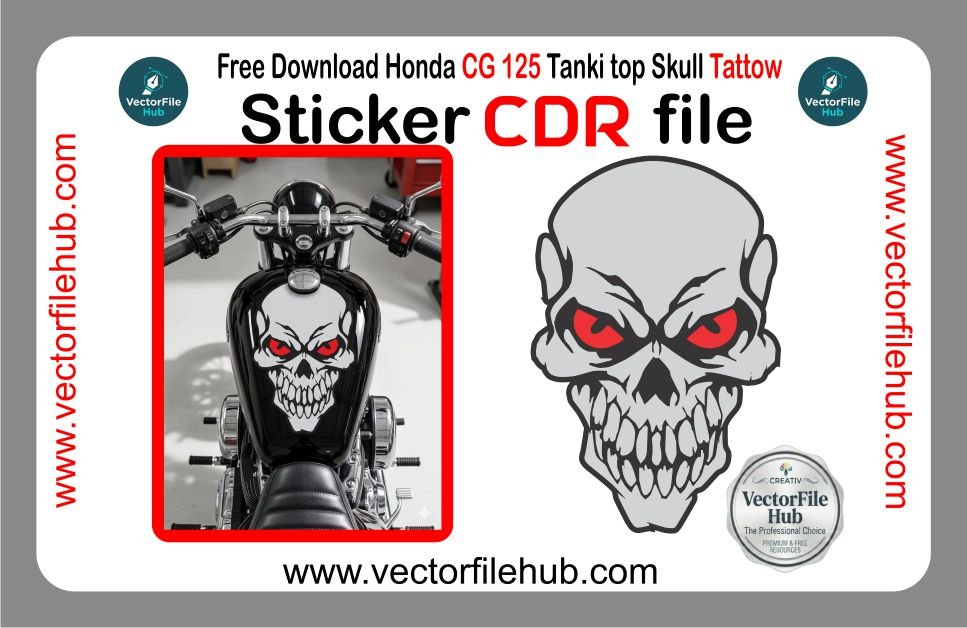 free-evil-skull-sticker-cdr-vector-download