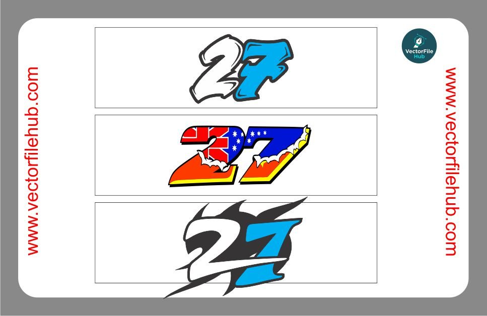 Bike Number Plate 27 Model Design – Download Now