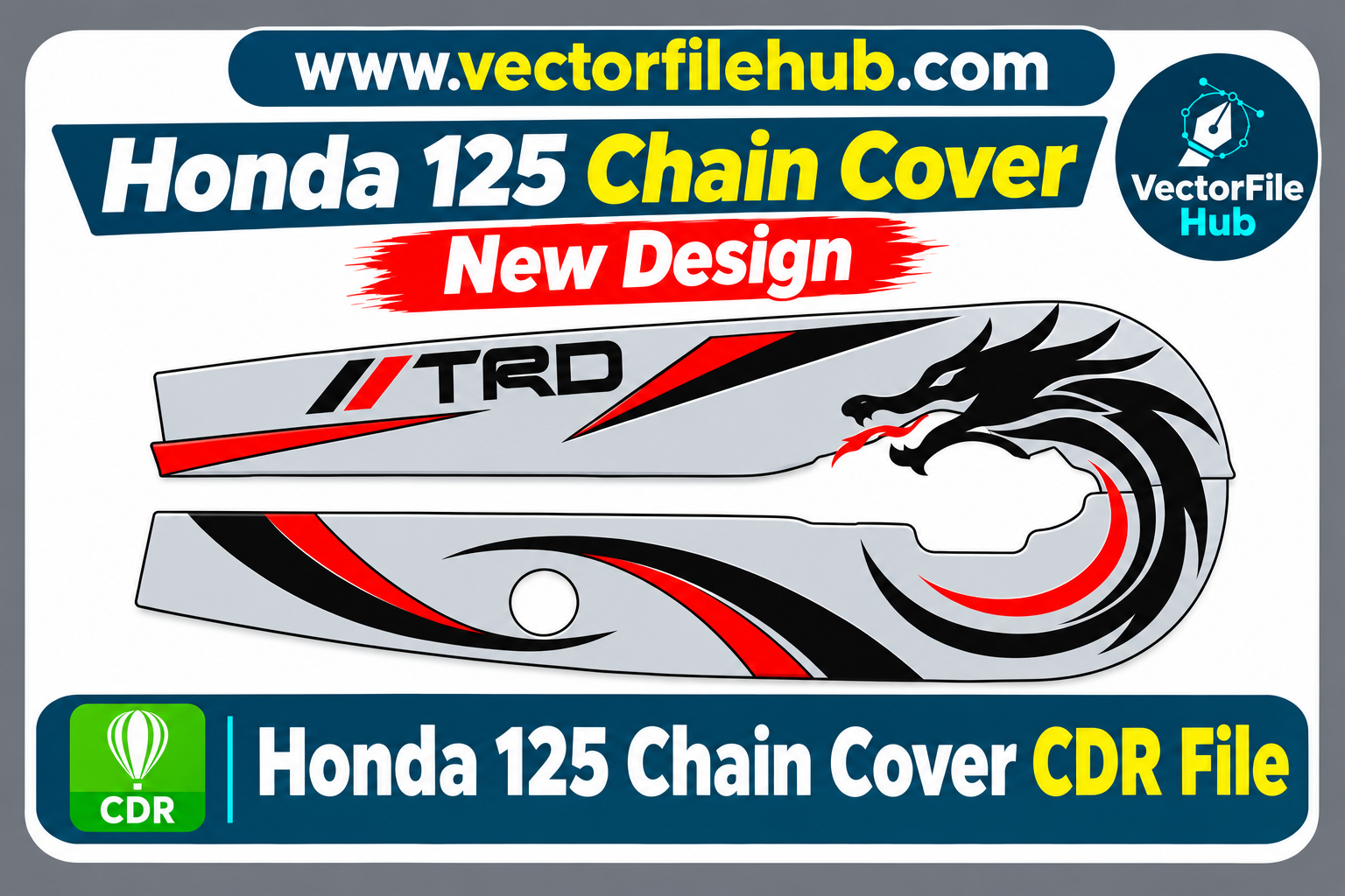 Honda 125 Chain Cover CDR File Free Download