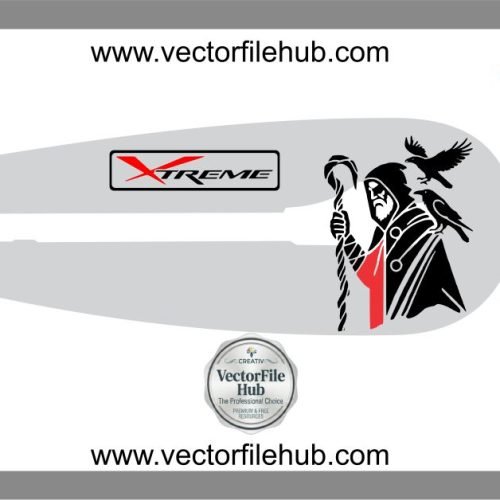 Honda 125 Chain Cover Sticker Kawa Wali Sarkar | Free CDR Vector Download