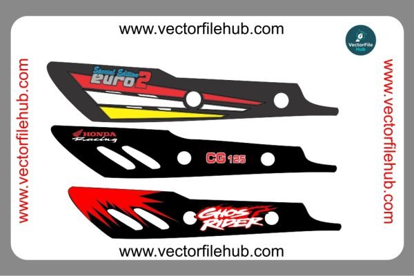 Honda 125 Salansar Patri Sticker CDR File – Free Download | High-Quality Vector Design
